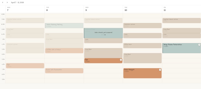 TempoCal – screenshot 1