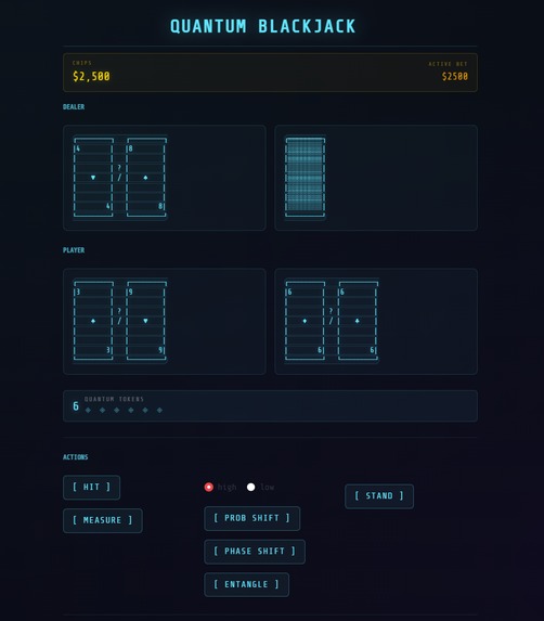 Quantum Blackjack – screenshot 5