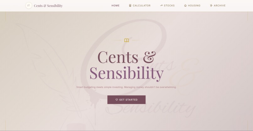 Cents & Sensibility – screenshot 1