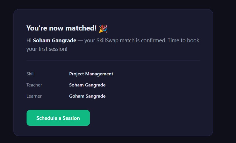 Skill Swap – screenshot 1