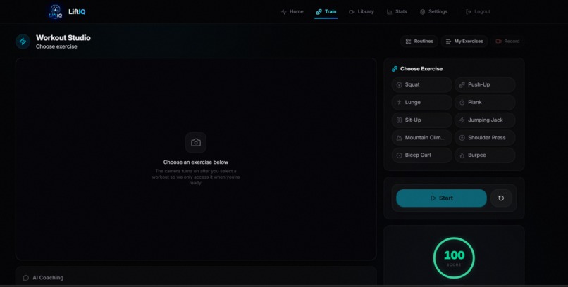 LiftIQ – screenshot 1
