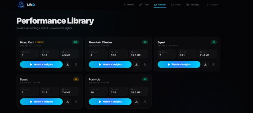 LiftIQ – screenshot 4