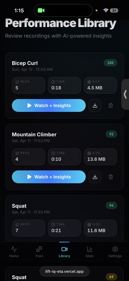 LiftIQ – screenshot 8