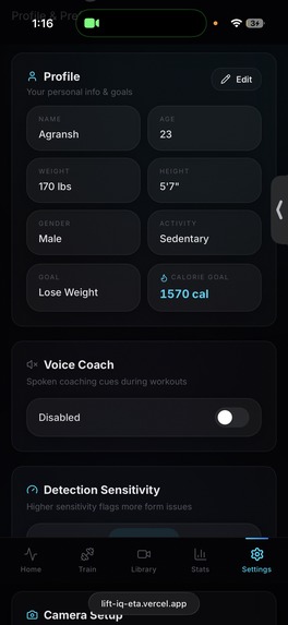 LiftIQ – screenshot 9
