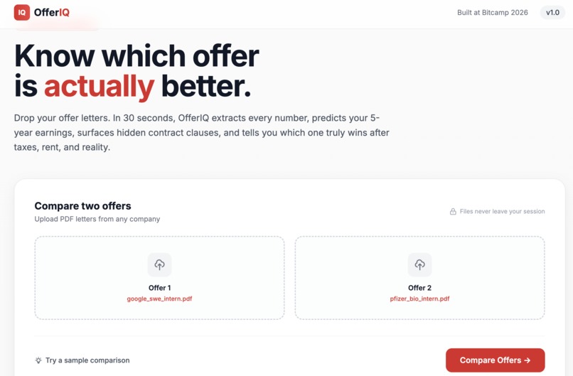 OfferIQ – screenshot 2