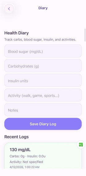 Diabuddy  – screenshot 4