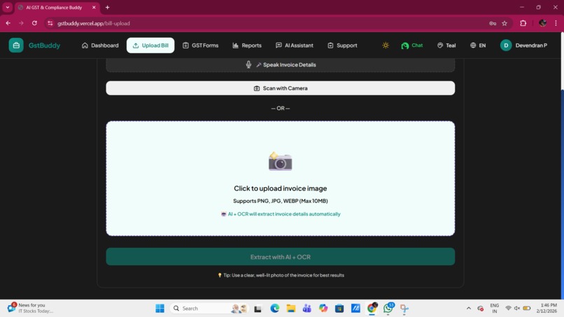 GST Buddy – AI Powered GST Compliance Assistant – screenshot 3