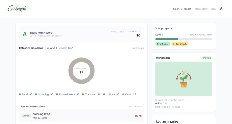 Ecospend – screenshot 2