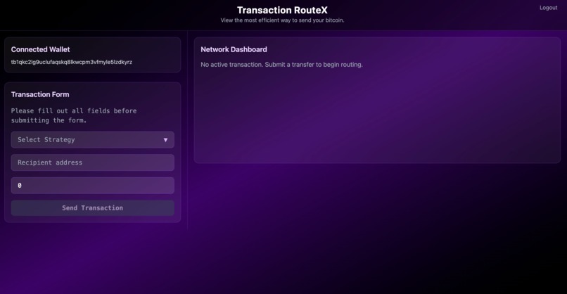 RouteX – screenshot 2