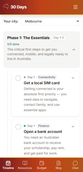 30 Days Australia – screenshot 2