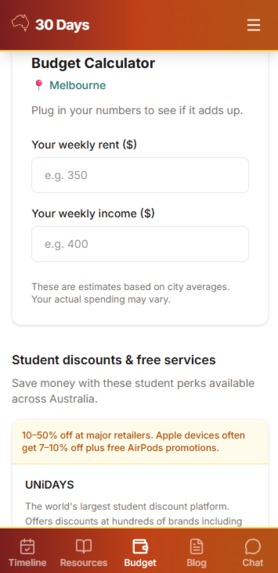 30 Days Australia – screenshot 4