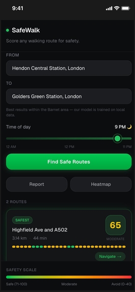 SafeWalk – screenshot 2
