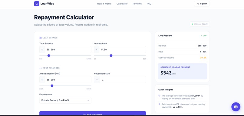 LoanWise -v2 – screenshot 3