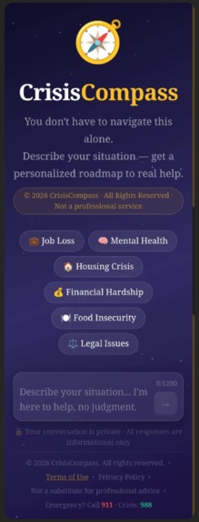 Crisis Compass – screenshot 1