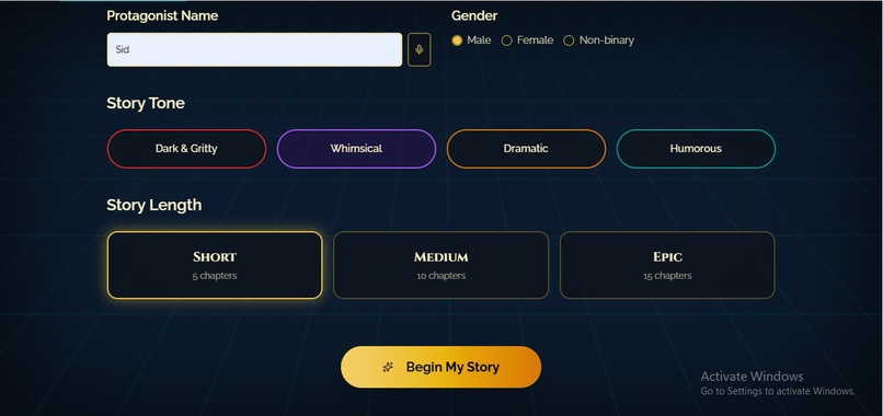 StoryForge — AI Interactive Fiction Engine – screenshot 2