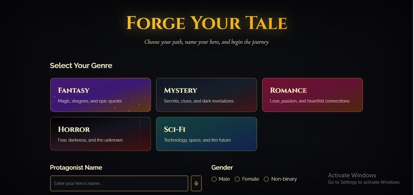 StoryForge — AI Interactive Fiction Engine – screenshot 4