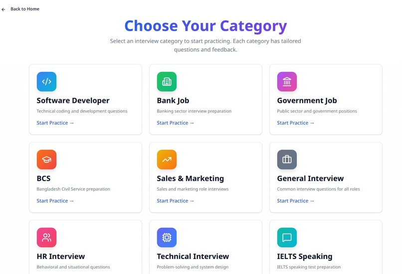 Bengali AI Interview Coach – screenshot 3