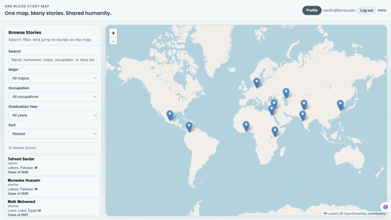 One Blood Story Map – screenshot 1