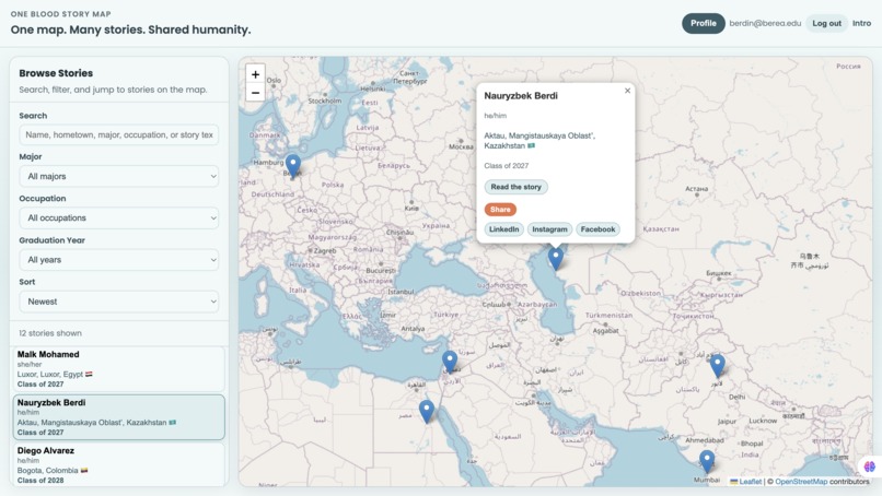 One Blood Story Map – screenshot 5
