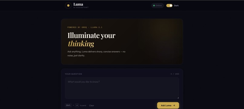 LUMA · AI Assistant – screenshot 1