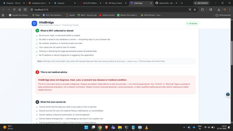 VitalBridge – screenshot 2