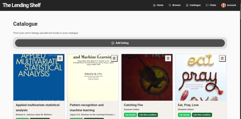 The Lending Shelf – screenshot 4
