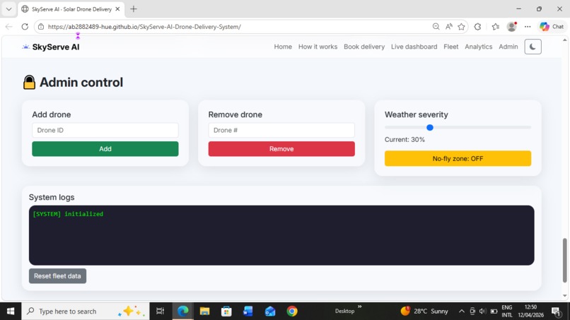 SkyServe AI Delivery – screenshot 6