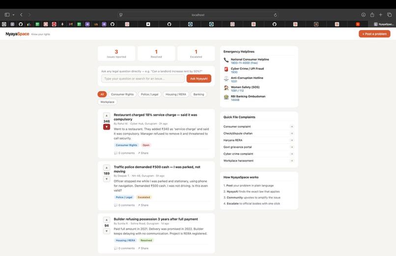 NyayaSpace – screenshot 1