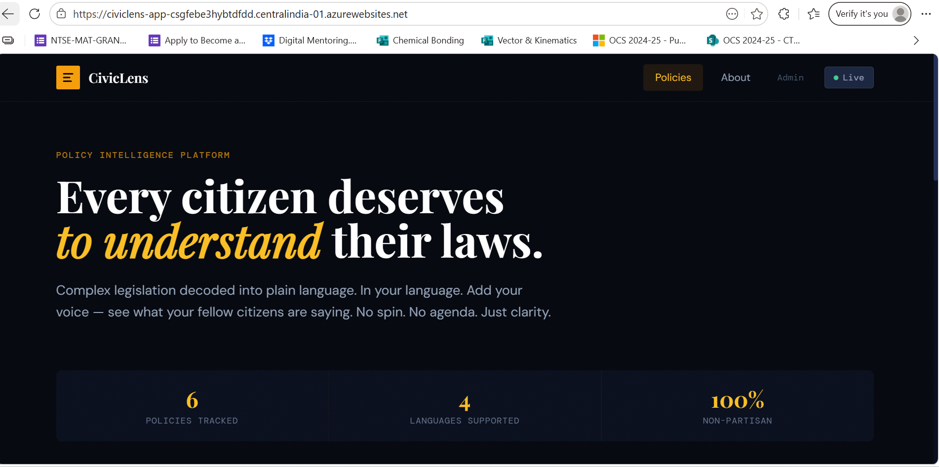CivicLens | Devpost