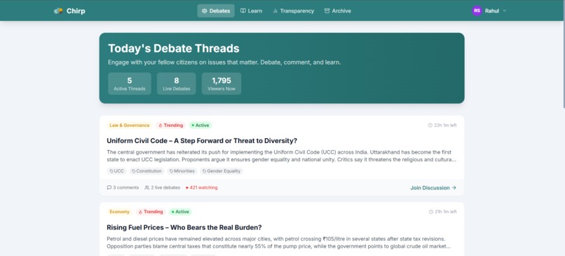 Chirp – screenshot 4