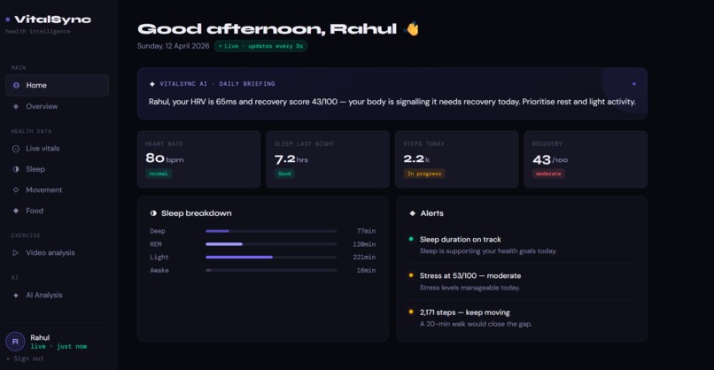 VitalSync – screenshot 1