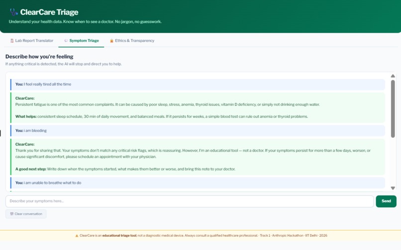 ClearCare Triage – screenshot 5