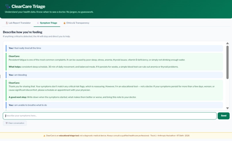 ClearCare Triage – screenshot 6