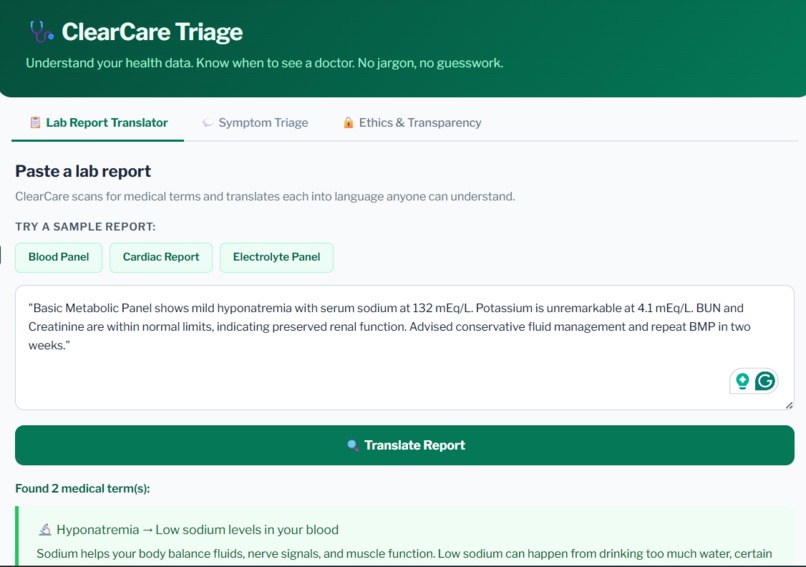 ClearCare Triage – screenshot 8