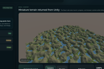User Input Web Procedural Terrain Generation