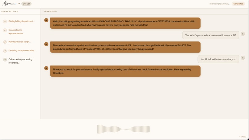 Advocate AI – screenshot 2