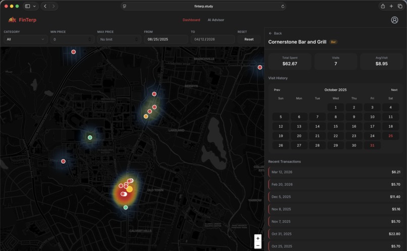 FinTerp – screenshot 3