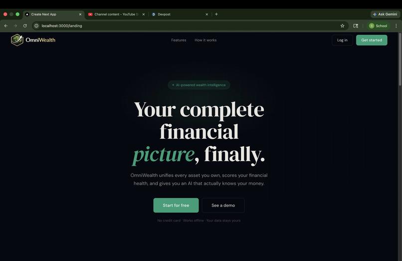 OmniWealth – screenshot 1