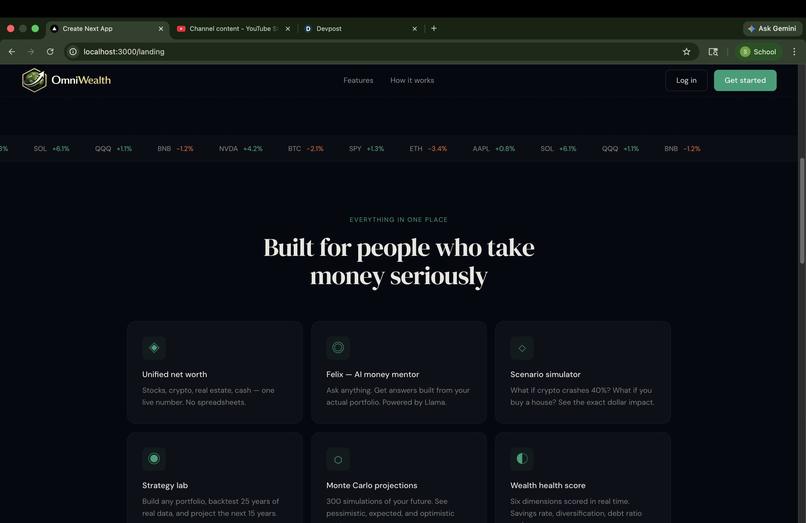 OmniWealth – screenshot 2