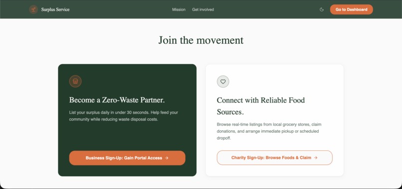 Surplus Service – screenshot 1