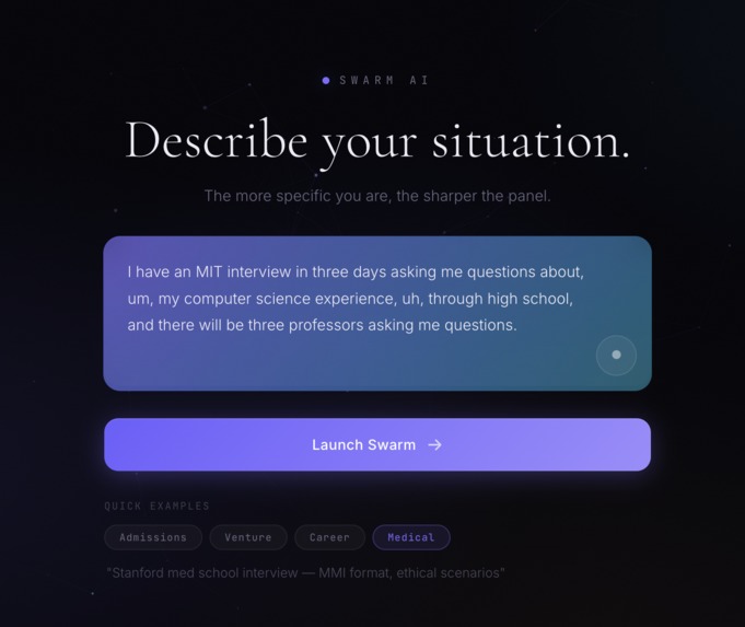 SwarmAI – screenshot 1
