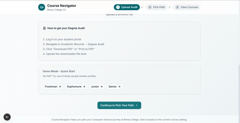 Prerequisite visualization project (registration) – screenshot 3
