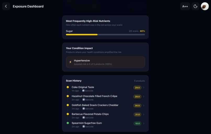 NutriScan – screenshot 3