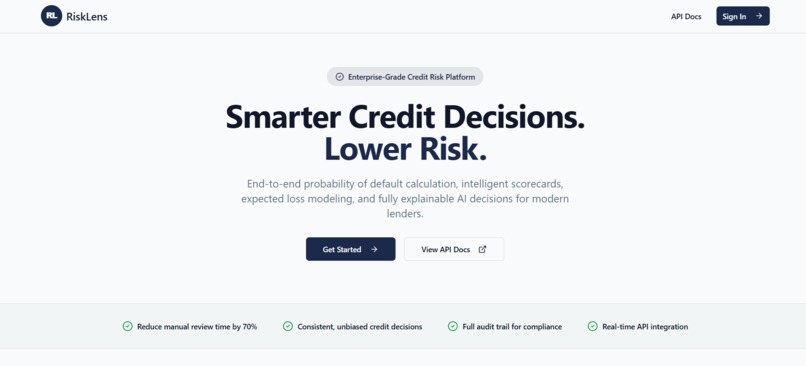 Risklens – screenshot 1