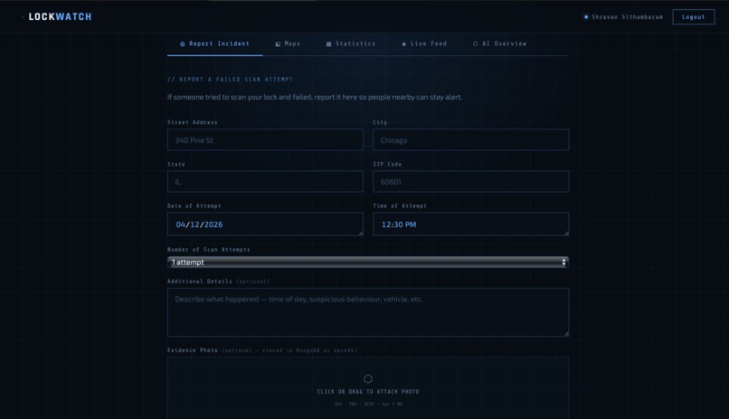 LockWatch – screenshot 2