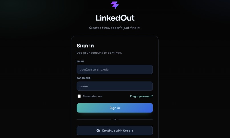 LinkedOut – screenshot 1