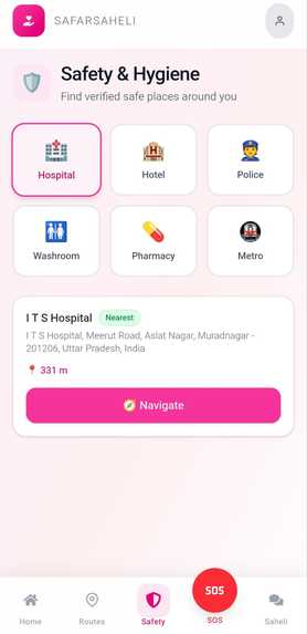 SafarSaheli – screenshot 1