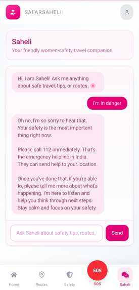 SafarSaheli – screenshot 5