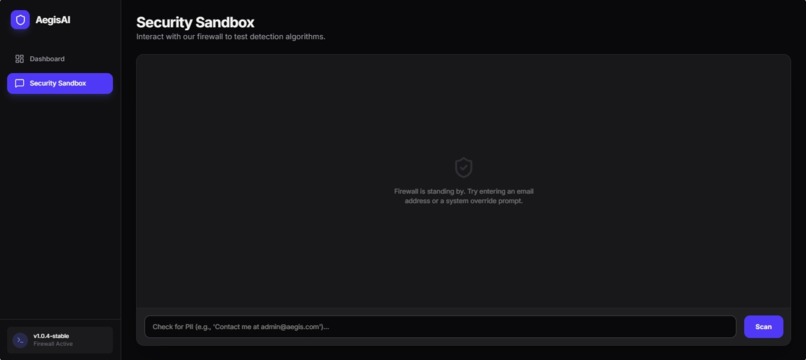 AegisAI: The Enterprise PII Firewall – screenshot 2