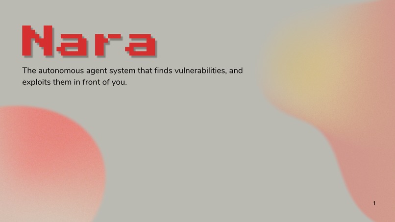 Nara - Autonomous Red Teaming Agent – screenshot 1